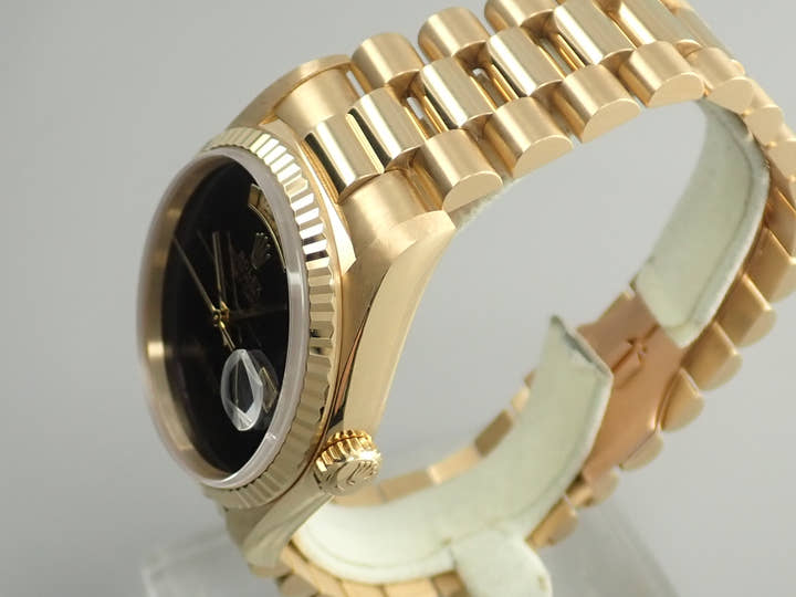 ロレックス デイデイト36 Ref.18238 イエローゴールド オニキス文字盤