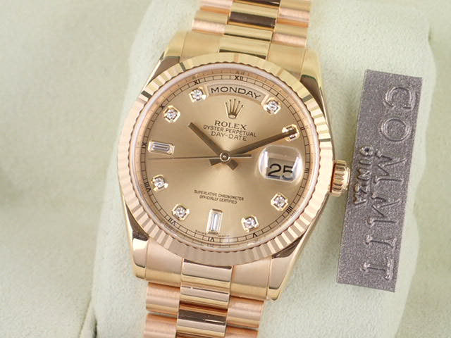 ロレックス デイデイト Ref.118238 シャンパン文字盤 中古 day-date-16