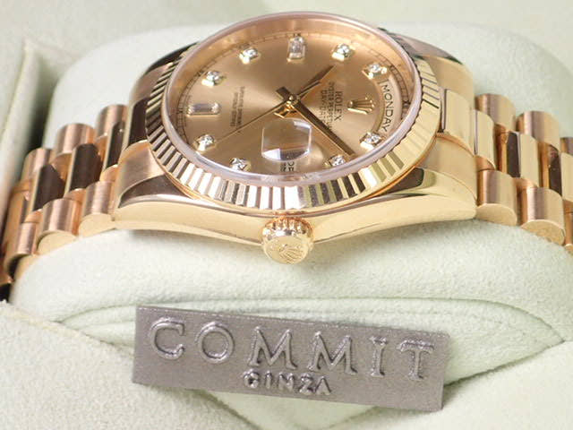 ロレックス デイデイト Ref.118238 シャンパン文字盤 中古 day-date-16