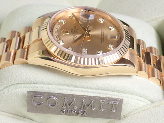 ロレックス デイデイト Ref.118238 シャンパン文字盤 中古 day-date-16