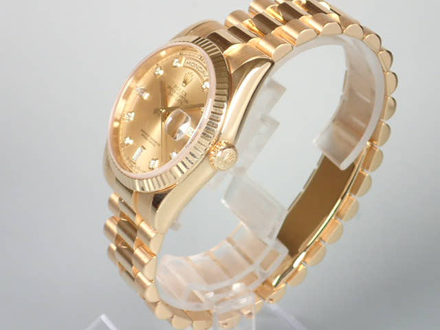 ロレックス デイデイト Ref.118238 シャンパン文字盤 中古 day-date-16