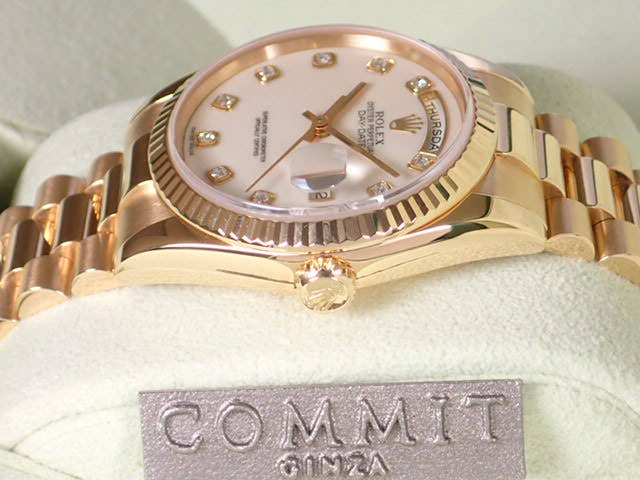 ロレックス デイデイト Ref.118238 オパール文字盤 中古 day-date-18
