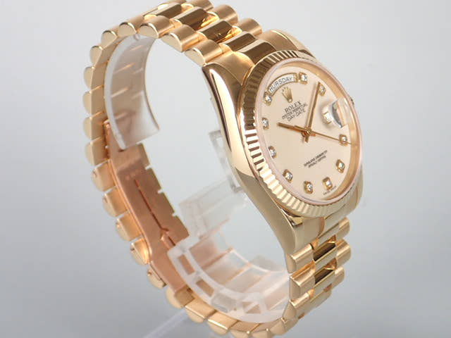 ロレックス デイデイト Ref.118238 オパール文字盤 中古 day-date-18