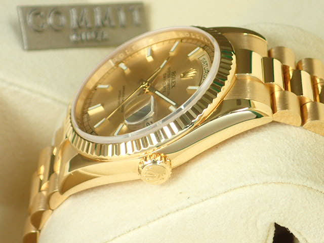ロレックス デイデイト Ref.118238 シャンパン文字盤 中古 day-date-20