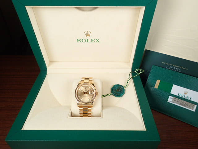 ロレックス デイデイト Ref.118238 シャンパン文字盤 中古 day-date-20