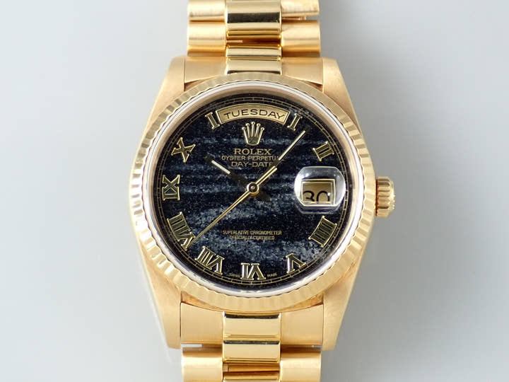 ロレックス デイデイト36 Ref.18238 イエローゴールド フェライト文字盤