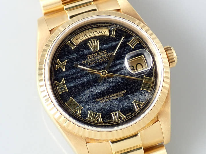 ロレックス デイデイト36 Ref.18238 イエローゴールド フェライト文字盤