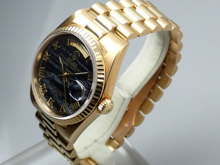 ロレックス デイデイト36 Ref.18238 イエローゴールド フェライト文字盤