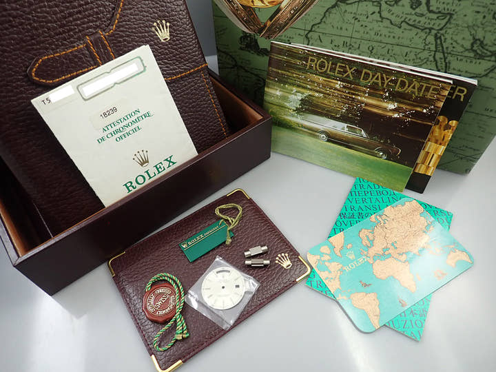 ロレックス デイデイト36 Ref.18239 ホワイトゴールド ブラック文字盤