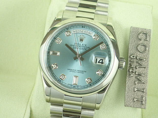 ロレックス デイデイト Ref.118206 アイスブルー文字盤 中古 day-date-21