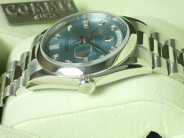 ロレックス デイデイト Ref.118206 アイスブルー文字盤 中古 day-date-21