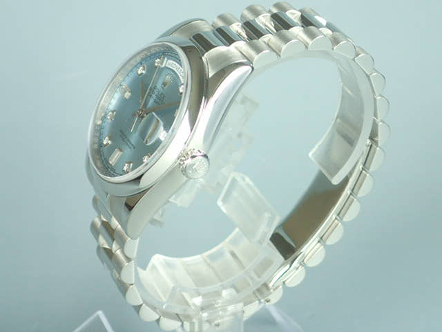 ロレックス デイデイト Ref.118206 アイスブルー文字盤 中古 day-date-21