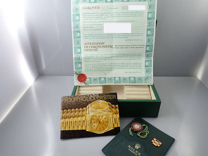 ロレックス デイデイト36 Ref.118235NG ピンクゴールド ブラックシェル文字盤