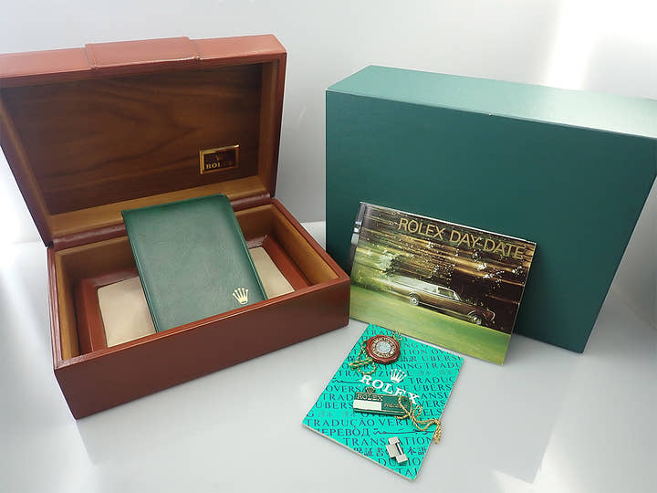 ロレックス デイデイト36 Ref.18039 ホワイトゴールド ネイビー文字盤