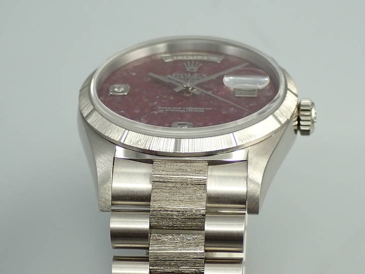 ロレックス デイデイト36 Ref.18249 ホワイトゴールド グロッシュラー文字盤