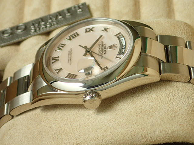 ロレックス デイデイト Ref.118209 ピンクシェル文字盤 中古 day-date-23