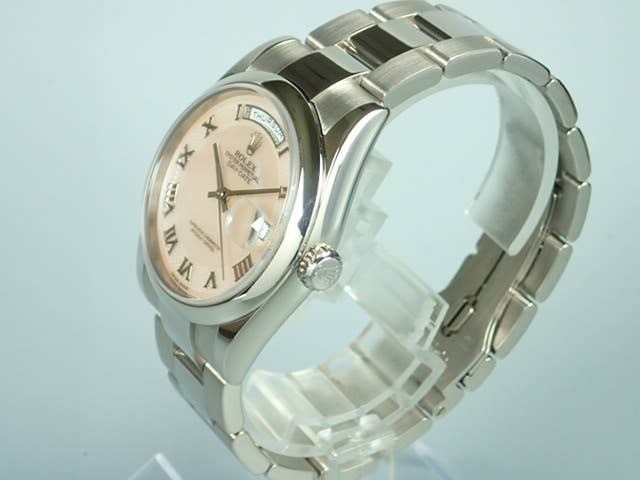 ロレックス デイデイト Ref.118209 ピンクシェル文字盤 中古 day-date-23