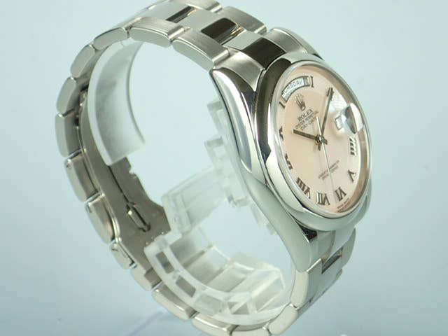 ロレックス デイデイト Ref.118209 ピンクシェル文字盤 中古 day-date-23
