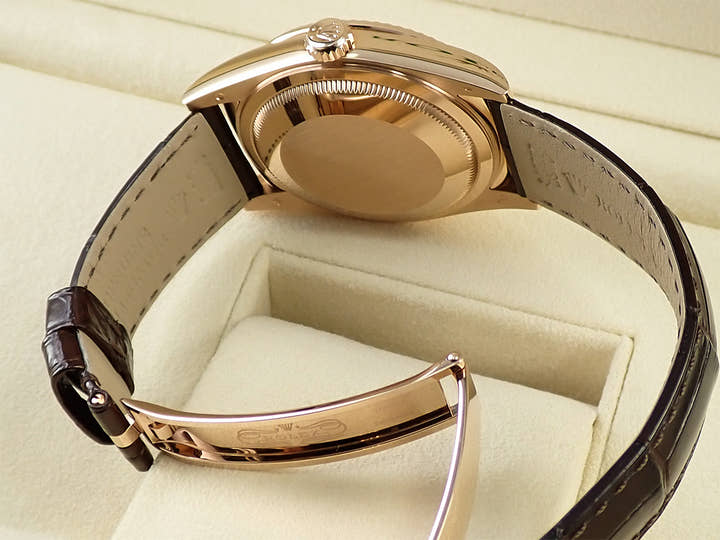 ロレックス デイデイト36 Ref.118135 エバーローズゴールド チョコレート文字盤