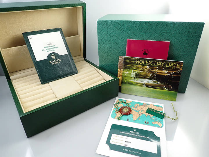 ロレックス デイデイト36 Ref.18238 イエローゴールド オニキス文字盤