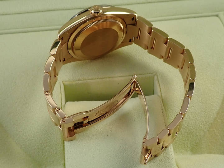 ロレックス デイデイト36 Ref.118395BR エバーローズゴールド フェライトx10Pダイヤ文字盤