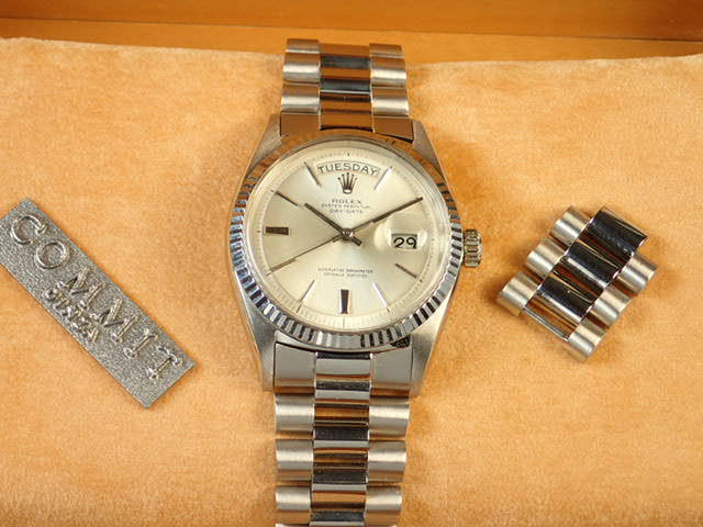 ロレックス デイデイト Ref.1803/9 シルバー文字盤 中古 day-date-25