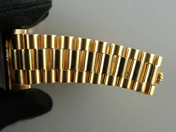 ロレックス デイデイト36 Ref.18238 イエローゴールド ブラック文字盤