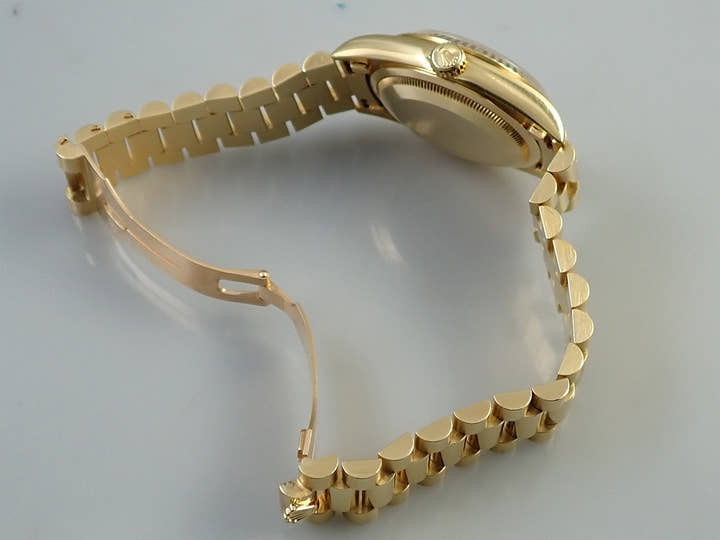 ロレックス デイデイト36 Ref.18238 イエローゴールド ブラック文字盤