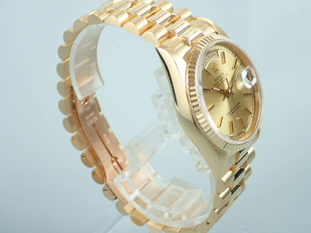 ロレックス デイデイト Ref.18238 シャンパン文字盤 中古 day-date-26