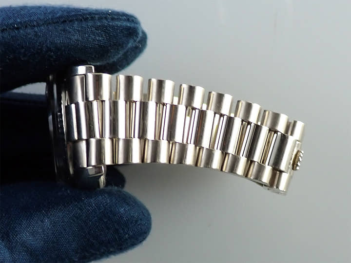 ロレックス デイデイト36 Ref.1803 ホワイトゴールド ブラック文字盤 中古 7L6T7F8R