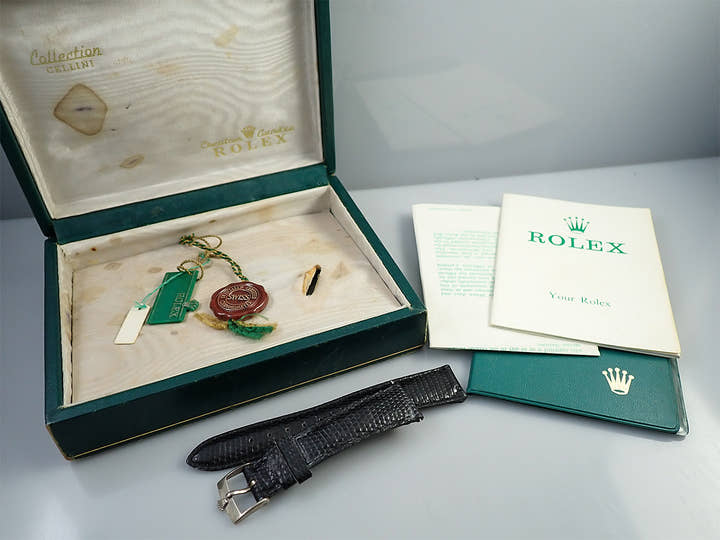 ロレックス デイデイト36 Ref.1803 ホワイトゴールド ブラック文字盤 中古 7L6T7F8R