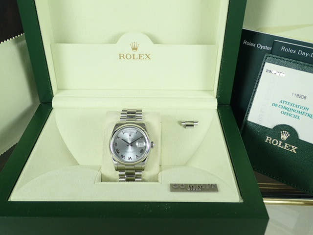 ロレックス デイデイト Ref.118206 アイスブルー文字盤 中古 day-date-27