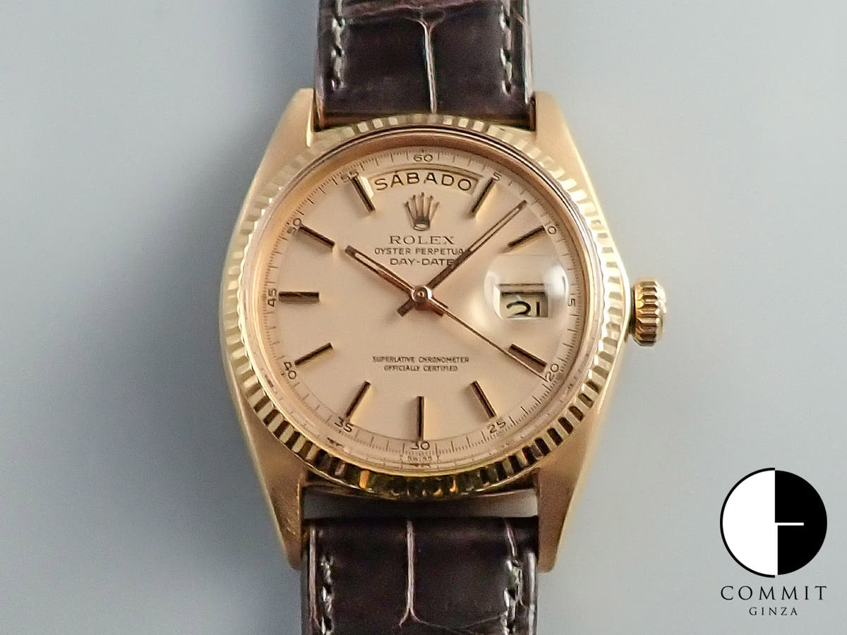 Rolex Day-Date 36 Ref. 1803 White Gold Champagne Pink Dial