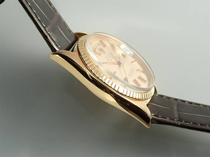 Rolex Day-Date 36 Ref. 1803 White Gold Champagne Pink Dial
