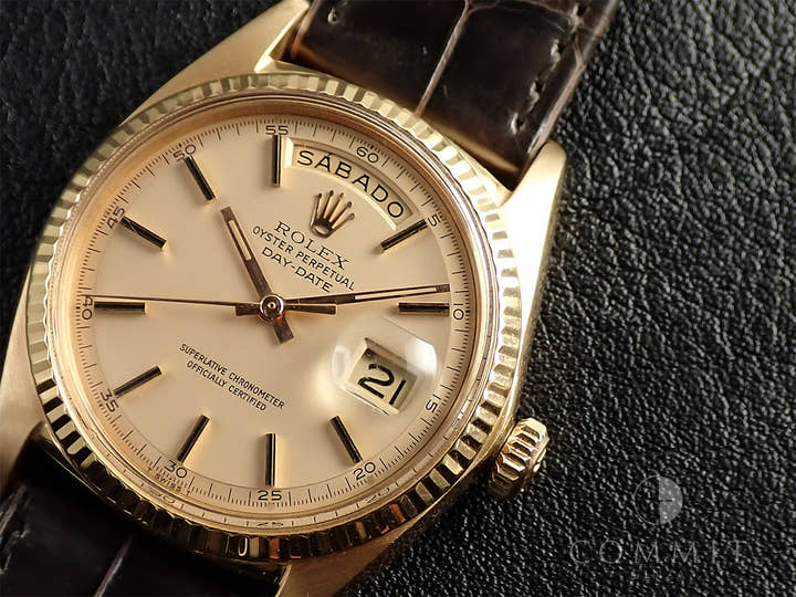 Rolex Day-Date 36 Ref. 1803 White Gold Champagne Pink Dial
