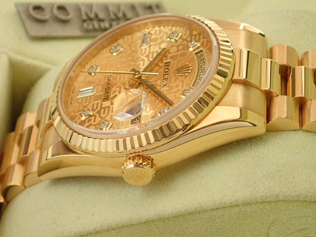 ロレックス デイデイト Ref.118238A コンピューター文字盤 中古 day-date-28