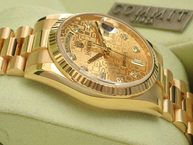 ロレックス デイデイト Ref.118238A コンピューター文字盤 中古 day-date-28