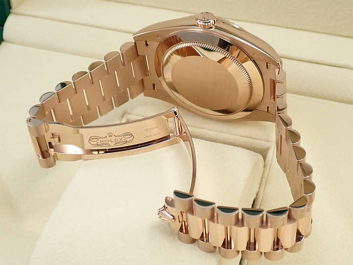 ロレックス デイデイト40 Ref.228235 エバーローズゴールド チョコレート文字盤