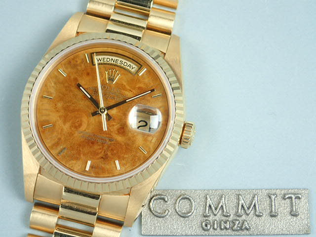 ロレックス デイデイト Ref.18238 ウッド文字盤 中古 day-date-30