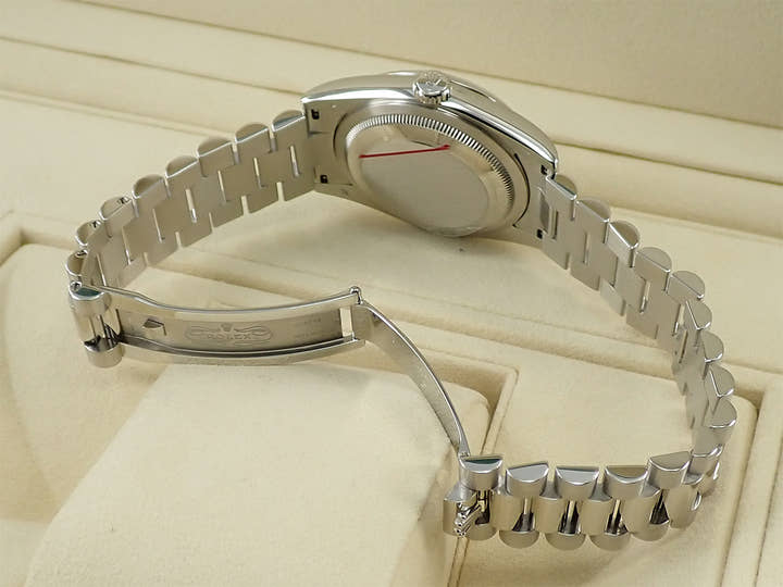 ロレックス デイデイト36 Ref.118206A プラチナ アイスブルー文字盤