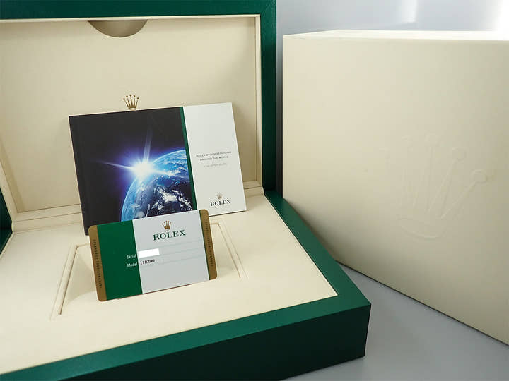 ロレックス デイデイト36 Ref.118206A プラチナ アイスブルー文字盤