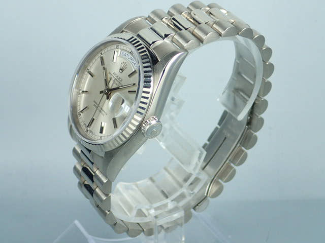 ロレックス デイデイト Ref.18239 シルバー文字盤 中古 day-date-31