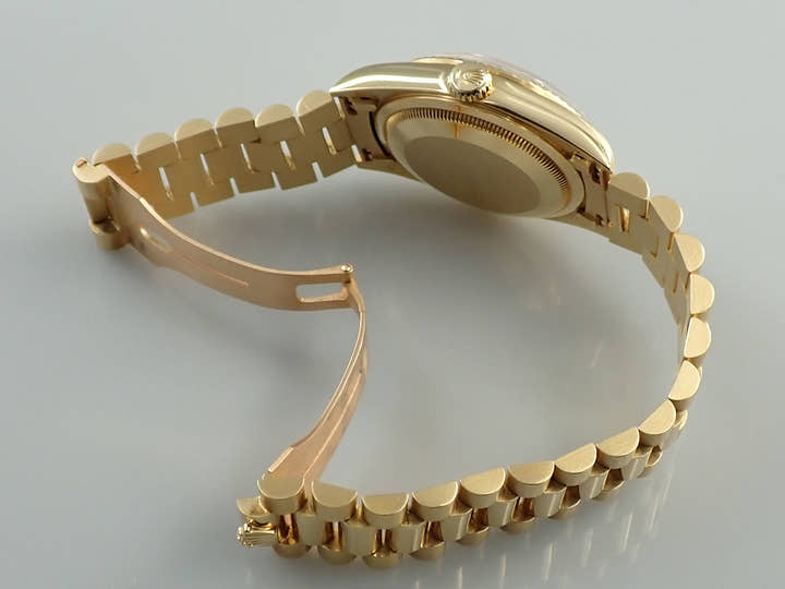 ロレックス デイデイト36 Ref.18238 イエローゴールド ブルー文字盤