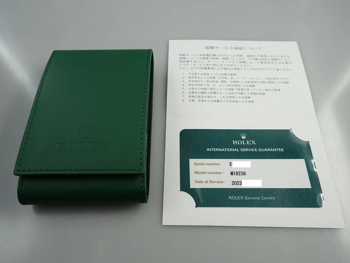 ロレックス デイデイト36 Ref.18238LR イエローゴールド シャンパンxミリヤードx10Pルビー文字盤