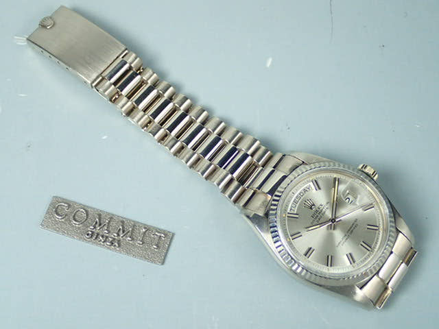 ロレックス デイデイト Ref.1803/9 シルバー文字盤 中古 day-date-34