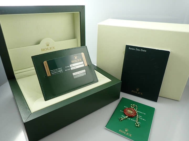 ロレックス デイデイト36 Ref.118135 エバーローズゴールド チョコレート文字盤