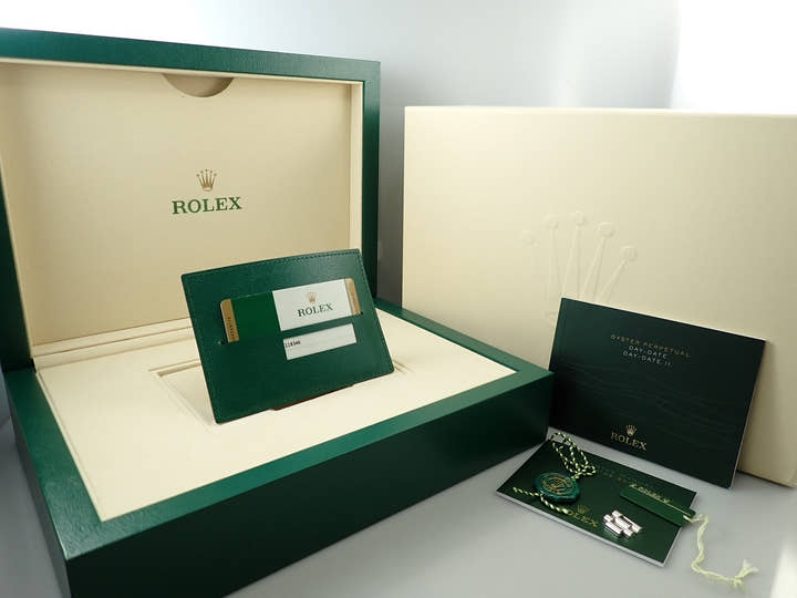 ロレックス デイデイト Ref.118346A プラチナ アイスブルーコンピューターx10Pダイヤ文字盤