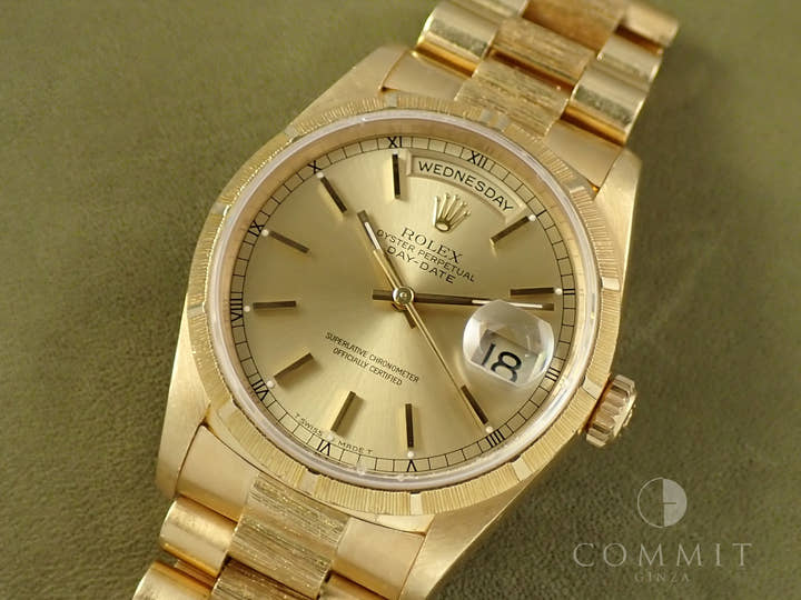 ロレックス デイデイト Ref.18248 イエローゴールド シャンパンゴールド文字盤