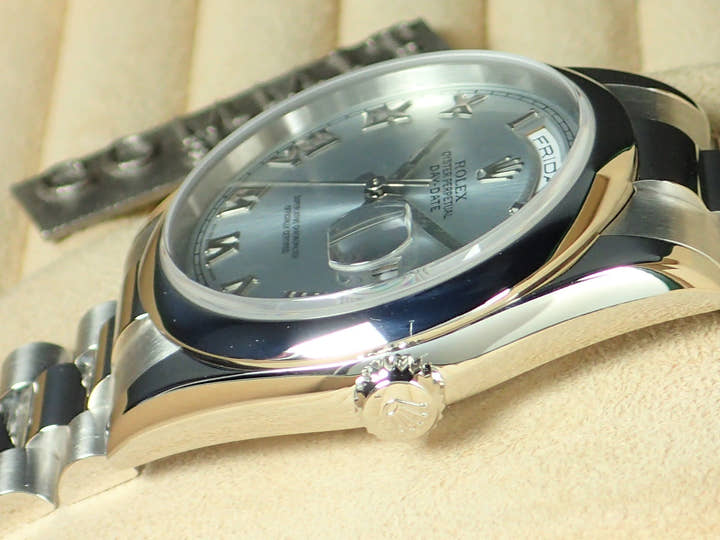 ロレックス デイデイト Ref.118206 アイスブルー文字盤 中古 day-date-36