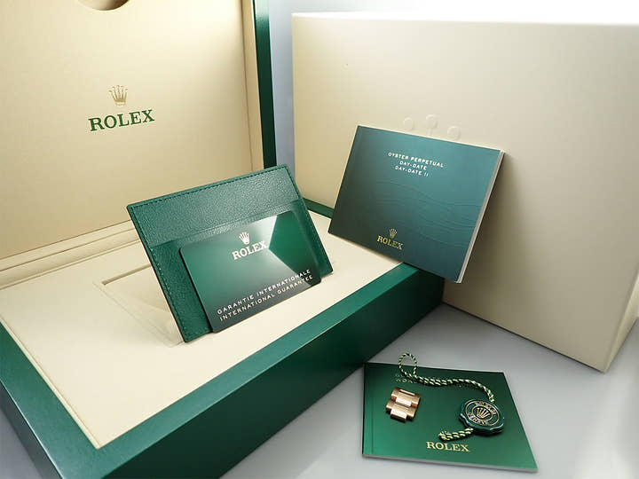 ロレックス デイデイト36 Ref.118395BR エバーローズゴールド ホワイトシェル文字盤